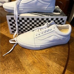 Vans Skate Old Skool White Sneakers